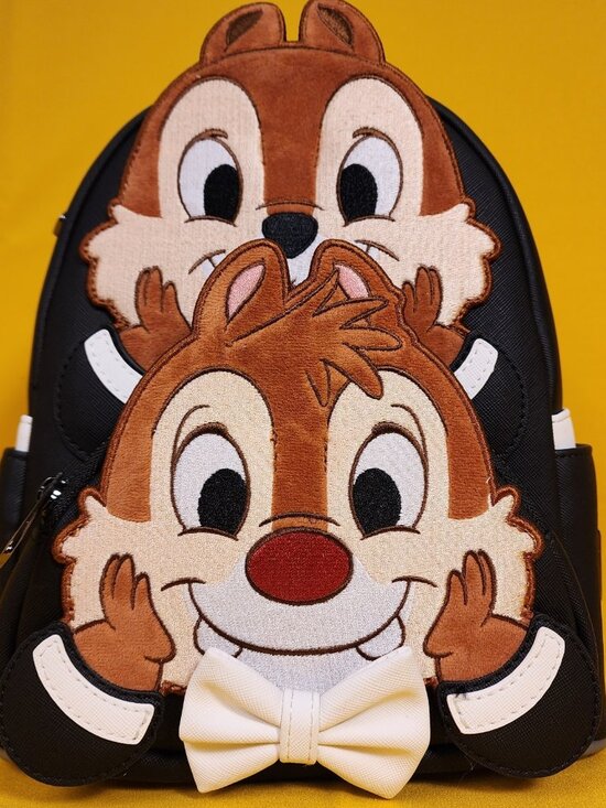 Loungefly Disney Chip N\' Dale Two Chips & A Miss Figural Mini Backpack NEW main image 12